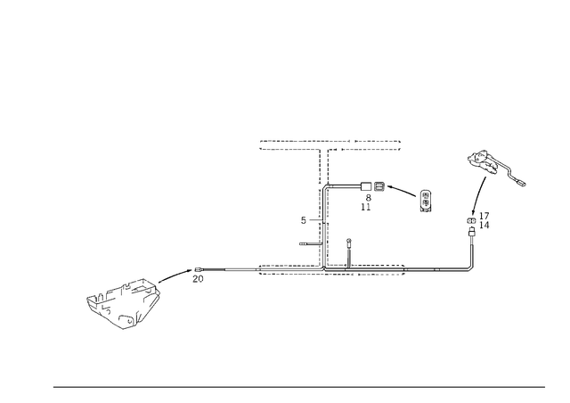 2085401810 - Electrical System: Wiring Harness for Mercedes-Benz Image image