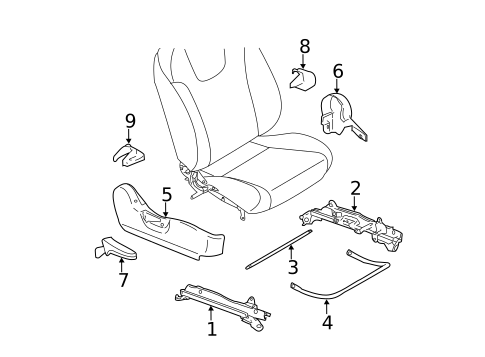 Tracks & Components for 2011 Subaru Impreza #1