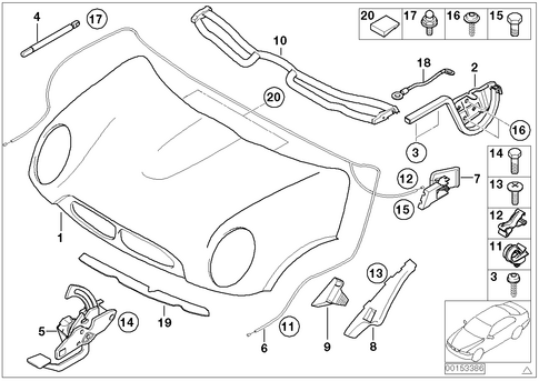 Hood for 2003 Mini Cooper S #0