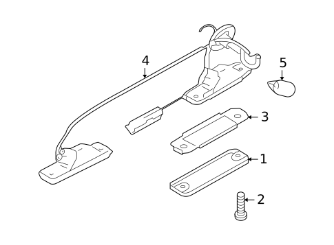 License Lamps for 2013 Subaru Outback #0