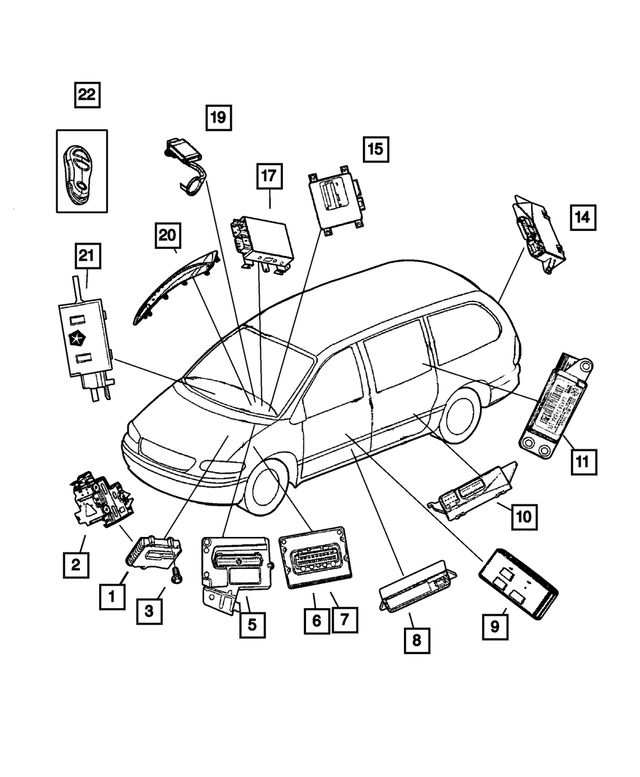4727721AE - Electrical: Eatx Module for Mopar Image