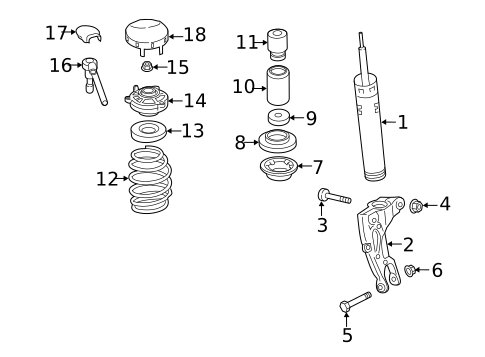 Suspension, Springs & Related Components for 2022 Audi A6 Quattro #0