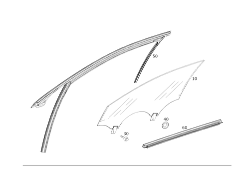 Front Door Windows for 2020 Mercedes-Benz S63 AMG #0