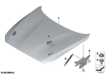 41612449807 - Bodywork: Hood Carbon for BMW Image