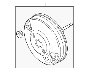 8J1612107C - : Power Brake Booster for Audi Image