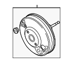 8J1612107C - : Power Brake Booster for Audi Image