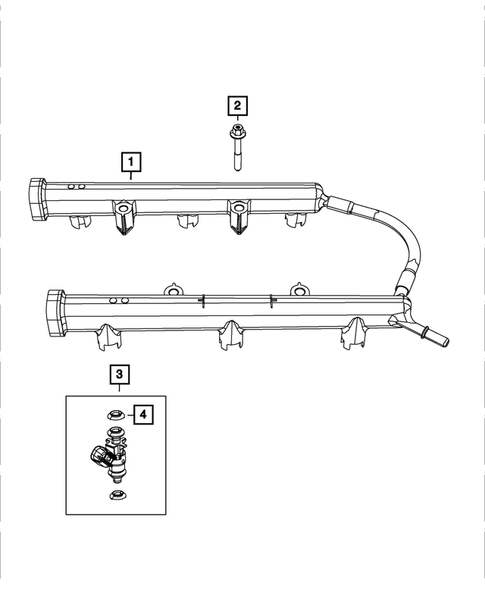 Fuel Rail and Injectors for 2020 Chrysler Pacifica #0