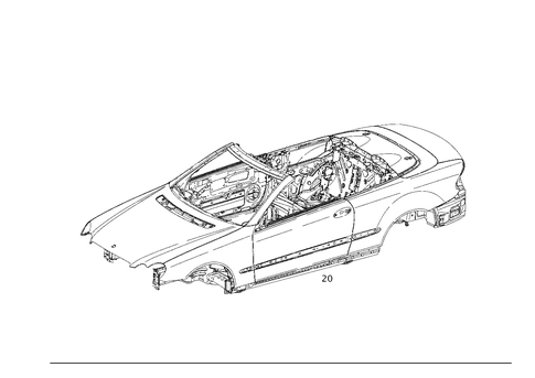 Body Shell for 2006 Mercedes-Benz CLK350 | Mercedes-Benz Parts