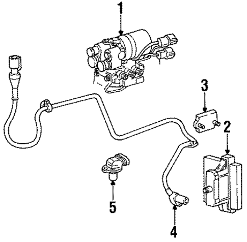 ABS Components for 1994 Ford Explorer #0