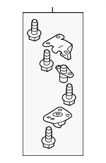 427898825C - Body: Mount Kit for Audi: R8 Image