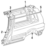 MB637873 - : Inner Panel for Mitsubishi: Expo LRV Image