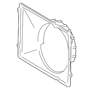 167110F030 - Belts &amp; Cooling: Fan Shroud for Toyota: Sequoia, Tundra Image