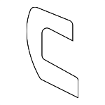 80F807165 - Body: Reinforcement for Audi Image