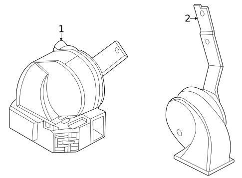 Horn for 2025 Nissan Z #0