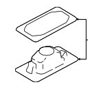 84912FL000 - Electrical: License Lamp for Subaru: Impreza Image