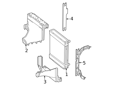 Oil Cooler for 2016 Mercedes-Benz E63 AMG S #1
