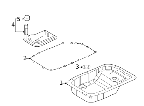 Transmission Components for 2012 Cadillac CTS #1