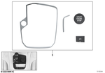 61319502007 - Vehicle Electrical System: Repair Kit, Trim, Central Control Panel for BMW Image