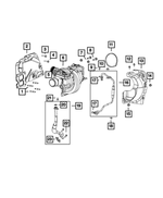 5048666AA - Engine: Shield Bracket for Jeep: Cherokee, Wrangler Image