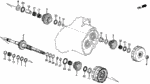 90201PL4000 - Transmission - Automatic: NUT, FLANGE (19MM) for Honda Image