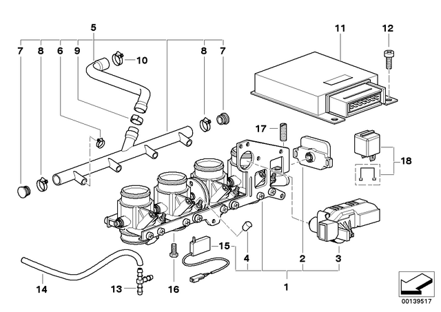 13541464179 - : Hose Clamp for BMW-Motorrad Image