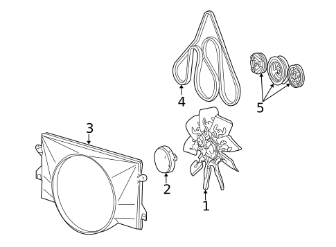 Belts & Pulleys for 1993 Ford E-350 Econoline #0