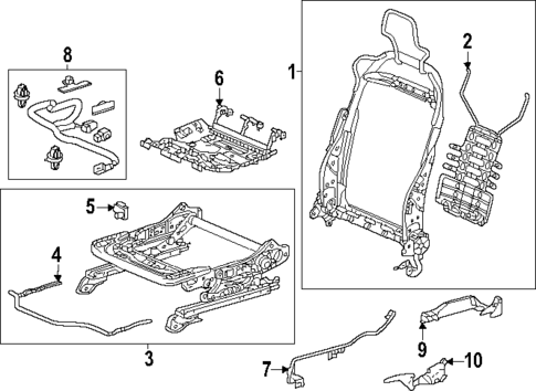 Tracks & Components for 2022 Honda Civic #0