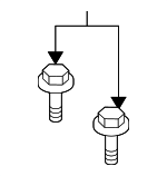 985023 - Electrical: Sensor Bolt for Volvo: S60, S80, V70, XC60, XC70 Image