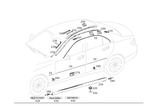 2046907982 - Trim and Lining: Water Deflector for Mercedes-Benz Image