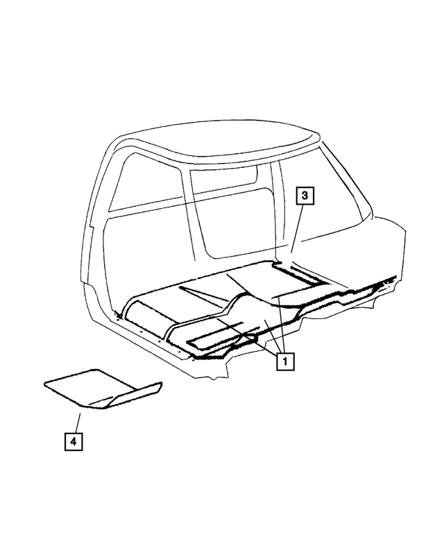 82203771 - Interior Trim: Floor - Front Mat Kit for Mopar Image