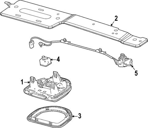 Overhead Console for 2025 Jeep Grand Cherokee #0