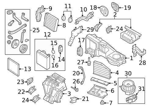 Automatic Temperature Controls for 2009 Volkswagen Eos #0