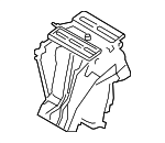 1K1820353A - HVAC: Distribution Box for Volkswagen: CC, Eos, Golf, Golf R, GTI, Jetta, R32, Rabbit, Tiguan, Tiguan Limited Image