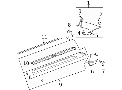 Interior Trim - Pillars for 2009 Pontiac G6 #4