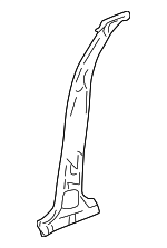 10401724 - Body: Pillar Reinforced for Buick: Century, Regal | Oldsmobile: Intrigue Image