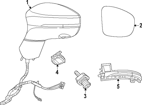 Mirrors for 2024 Chrysler Pacifica #0