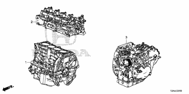Engine Assy. - Transmission Assy. (L4) for 2017 Honda Accord #0