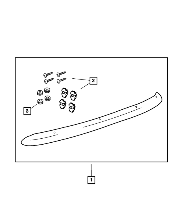 « 82208616AB –  : Air - Avant Ecran (ensemble) pour Mopar Image »