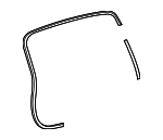 2014-2019 Toyota Highlander - Body Weather-Strip
