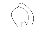 678370E010 - Body: Lift Gate Dust Cap for Toyota Image