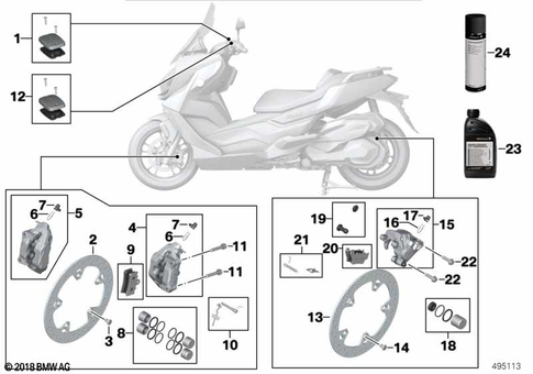 Brake Service for 2026 BMW-Motorrad C 400 GT #0
