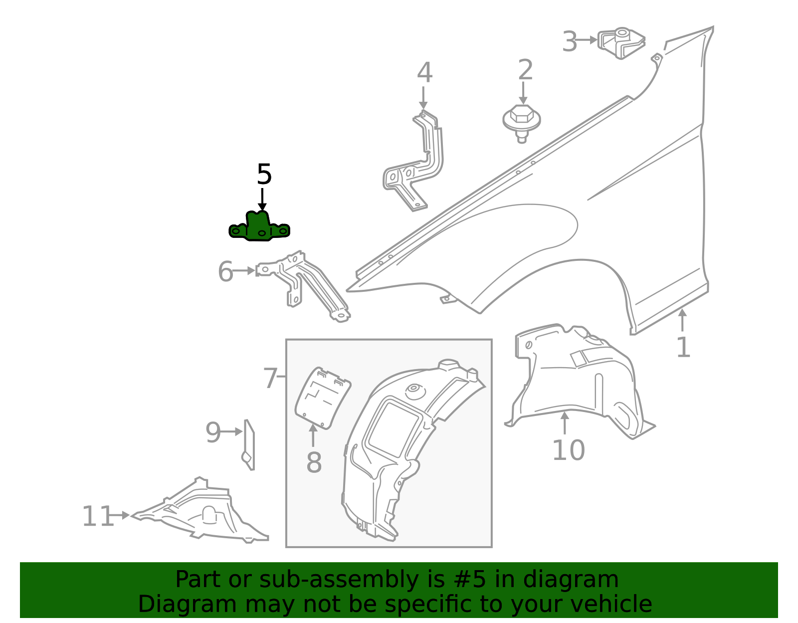 41-35-7-284-652 - High-Quality Front Bracket for AutoNation Parts