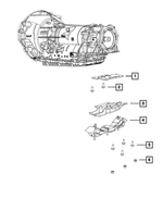 68152017AB - Transmission: Transmission Mount Bracket for Mopar Image