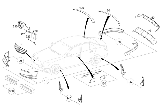 1669002808 - Exterior Detachable Parts: Control Unit for Mercedes-Benz Image