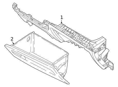 Glove Box for 2024 Hyundai Kona Electric #0