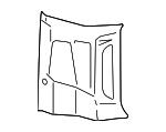 EK4Z6131112AB - Body: Body D-Pillar Trim Panel for Ford Image