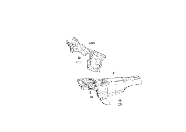2136824801 - Panelling: Dampening, Transm. Tunnel for Mercedes-Benz Image image