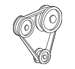 GY0115908A - : Water Pump Belt for Mazda: MPV Image