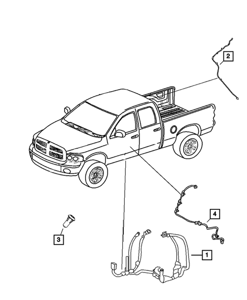 Wiring-Body and Accessories for 2011 Ram 2500 #1