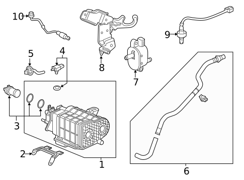 Emission Components for 2019 Acura ILX #0